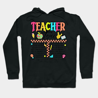 Teacher Tour Last Day Of School Teacher Day End Of Year Girl Hoodie